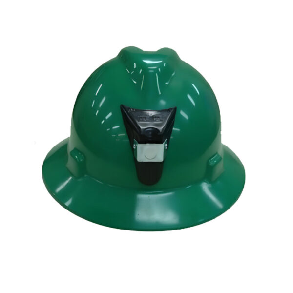Casco Msa V Gard Sombrero con Slot Fas Trac III Con Portalampara